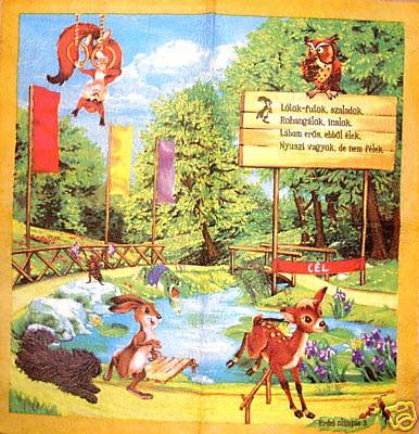 Tiere im Wald - Märchen - Eule Reh