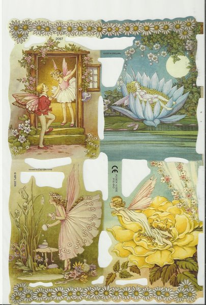 Flower Fairie Poesie Album Bild