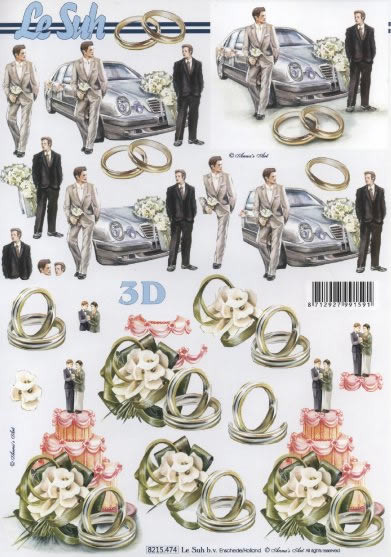 3D Bogen Schneidebogen Hochzeit Mann  74