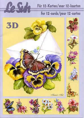 3D  Buch Schmetterlinge