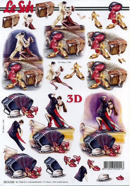 3D Bogen Schneidebogen  Flamenco Tanz Arkordeon  544