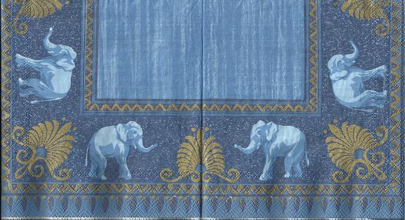 Elephant Ornaments blue