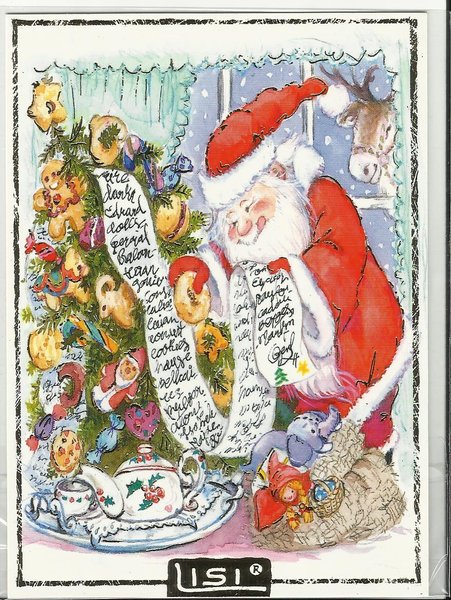 Lisi Martin  Weihnachtspostkarte   4902