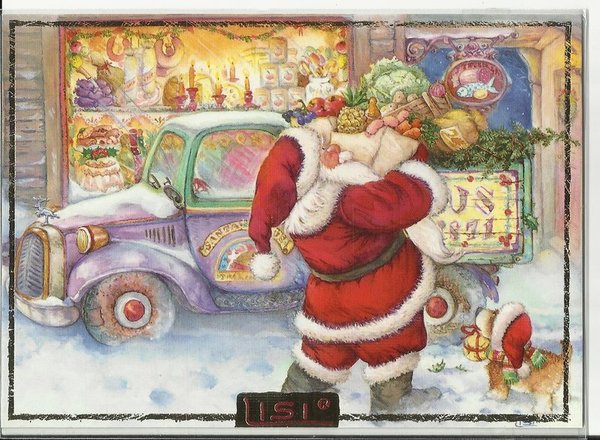 Lisi Martin  Weihnachtspostkarte   3715