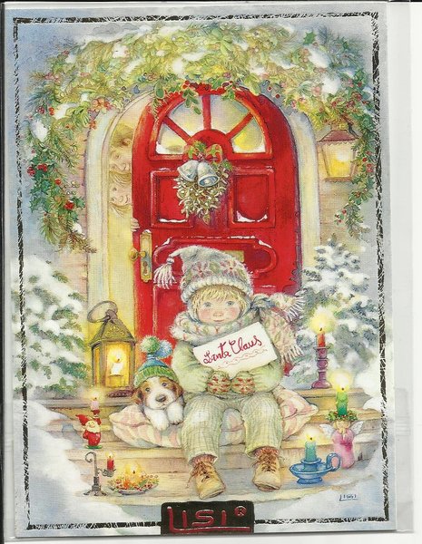 Lisi Martin  Weihnachtspostkarte   9529