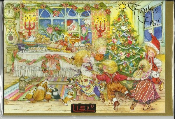 Lisi Martin Weihnachtsdoppelkarte groß   4683
