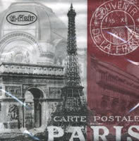 Paris - postcard - stamp
