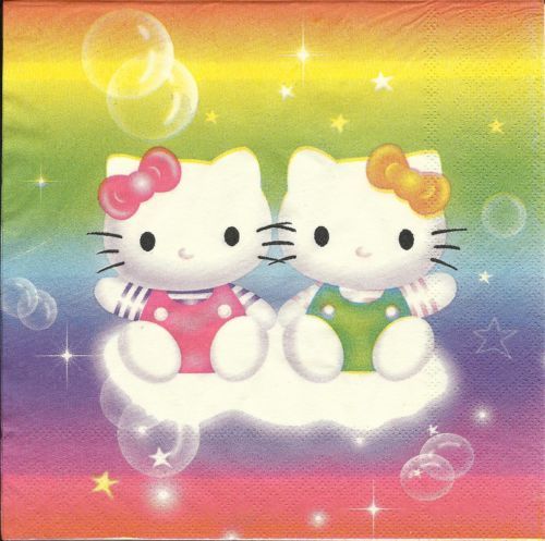 Hello Kitty Regenbogen