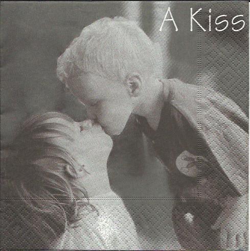 A Kiss - Junge und Mädchen