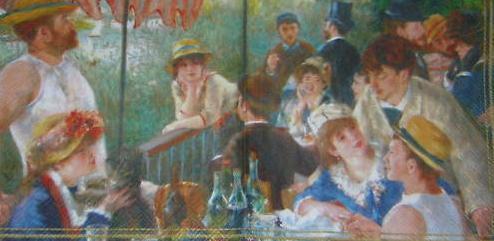 Renoir - Luncheon of the Boating Party-  Frühstück der Bootsfahrer