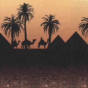Egyptian Scene - Wüste Kamele