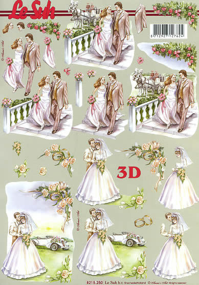 3D Bogen Schneidebogen Hochzeits- Paar  250