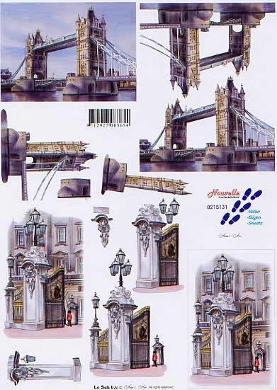 3D Bogen Schneidebogen Towerbridge  131