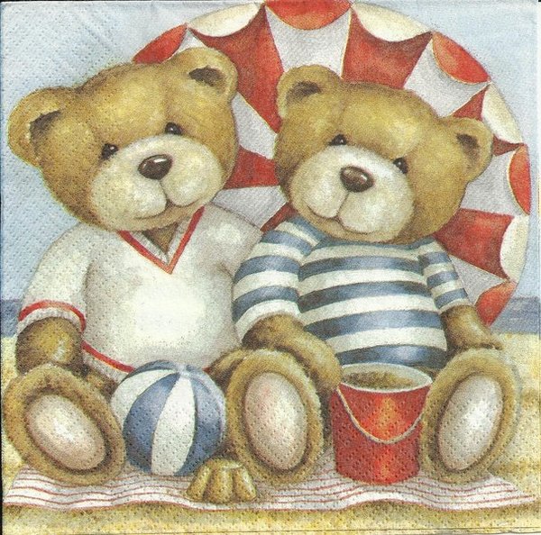 Teddys am Strand
