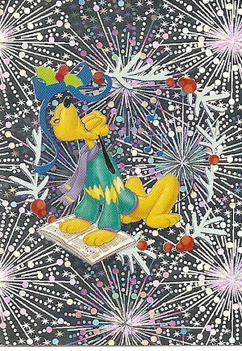 Sticker für Zauberhafte Weihnachten  Album Glitzersticker  7 Pluto