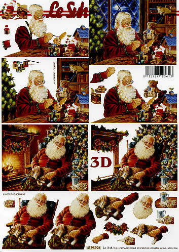 3D Bogen Schneidebogen Santa Katze Teddy 926