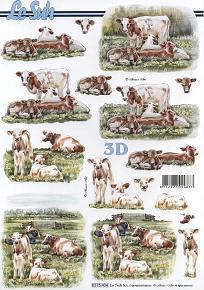 3D Bogen Schneidebogen Kuh 404