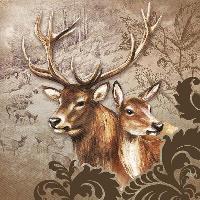 Deer Couple  brown