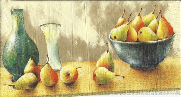 Stilleben Birnen Pears