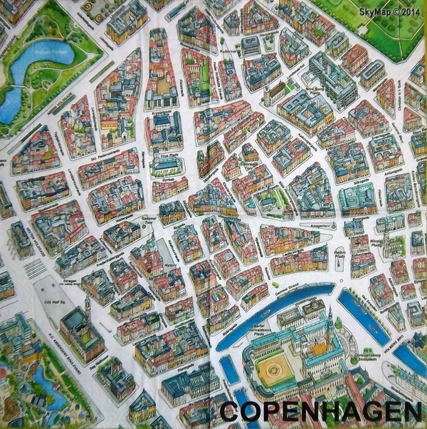 Copenhagen Stadtplan