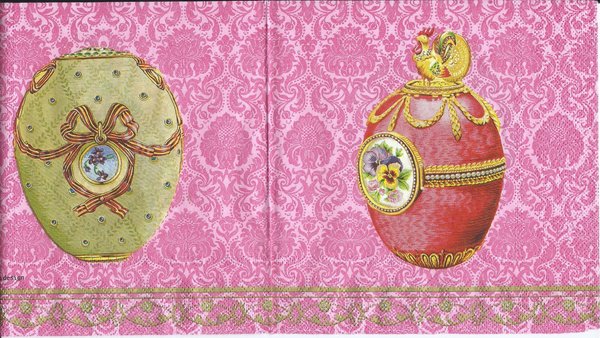 Fabergé  eggs Eier pink