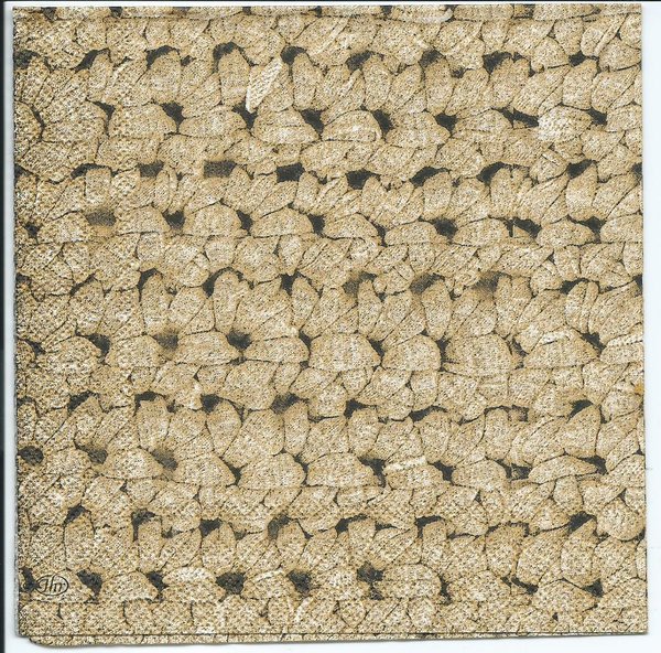 Korb Crochet brown
