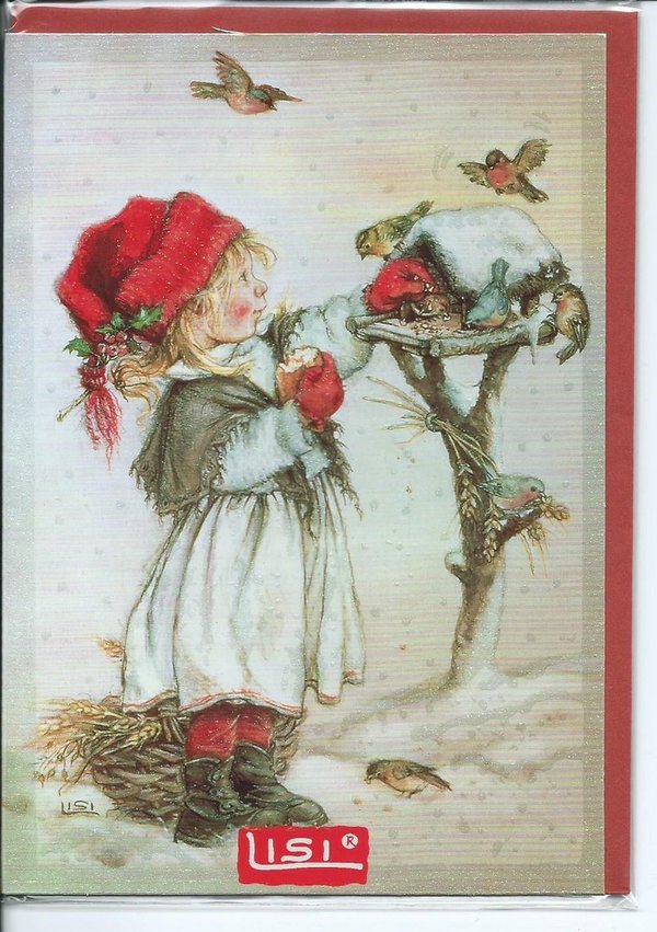 Lisi Martin Weihnachtsdoppelkarte groß  1639 / 4609