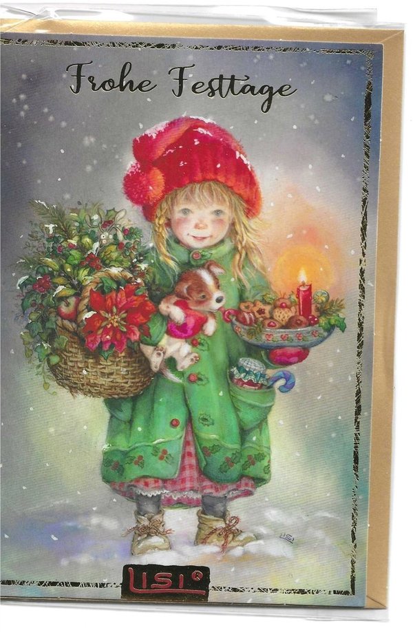 Lisi Martin Weihnachtsdoppelkarte groß  0516