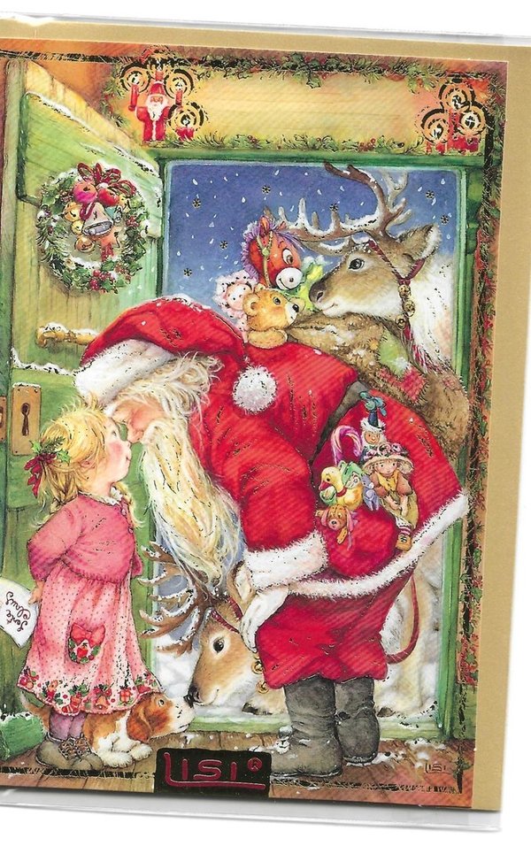 Lisi Martin Weihnachtsdoppelkarte groß  0515