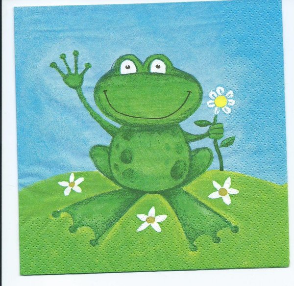 frog and daisy Frosch