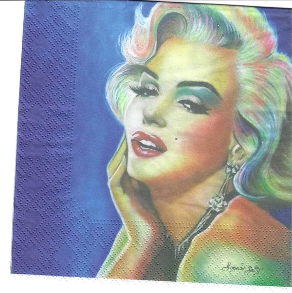 Marilyn Monroe blau