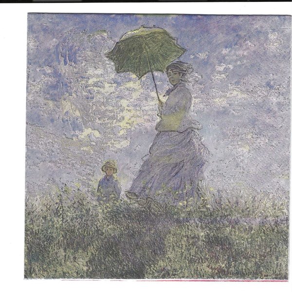 Monet Frau mit Schirm
