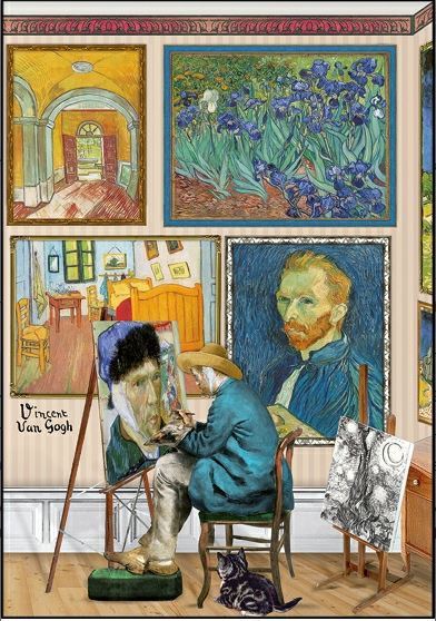 Doppelkarte Art  Vincent van Gogh