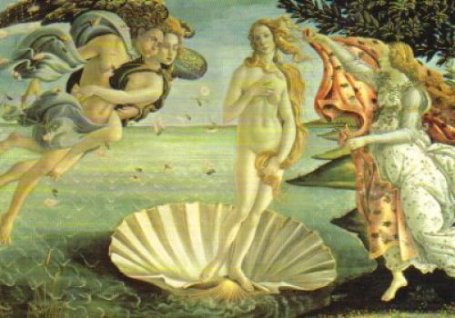 Postkarte Botticelli, Sandro, Die Geburt der Venus