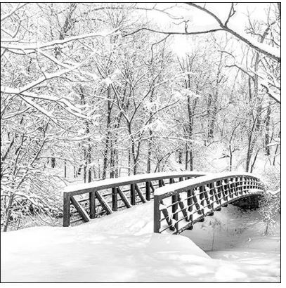 Snow Bridge , Schnee Brücke