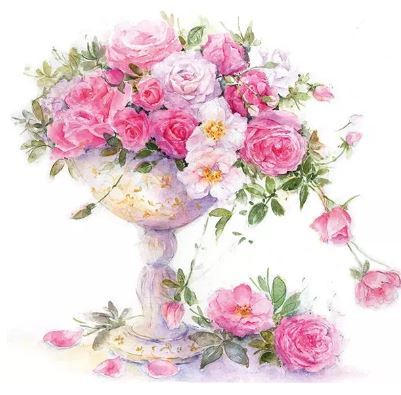 Flora , Rosen in Vase